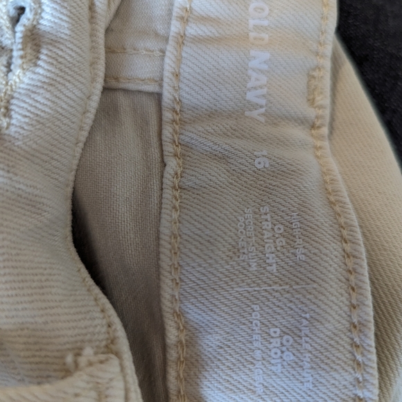Beige Old Navy Jeans, size 16 - Picture 2 of 4